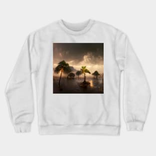 Tropical island #3 Crewneck Sweatshirt